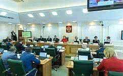 Александр Никитин выступил на заседании Совета Федерации РФ 